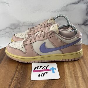 Womens size 7.5-Nike Dunk Low Pink Oxford Athletic Sneakers Shoes DD1503-601